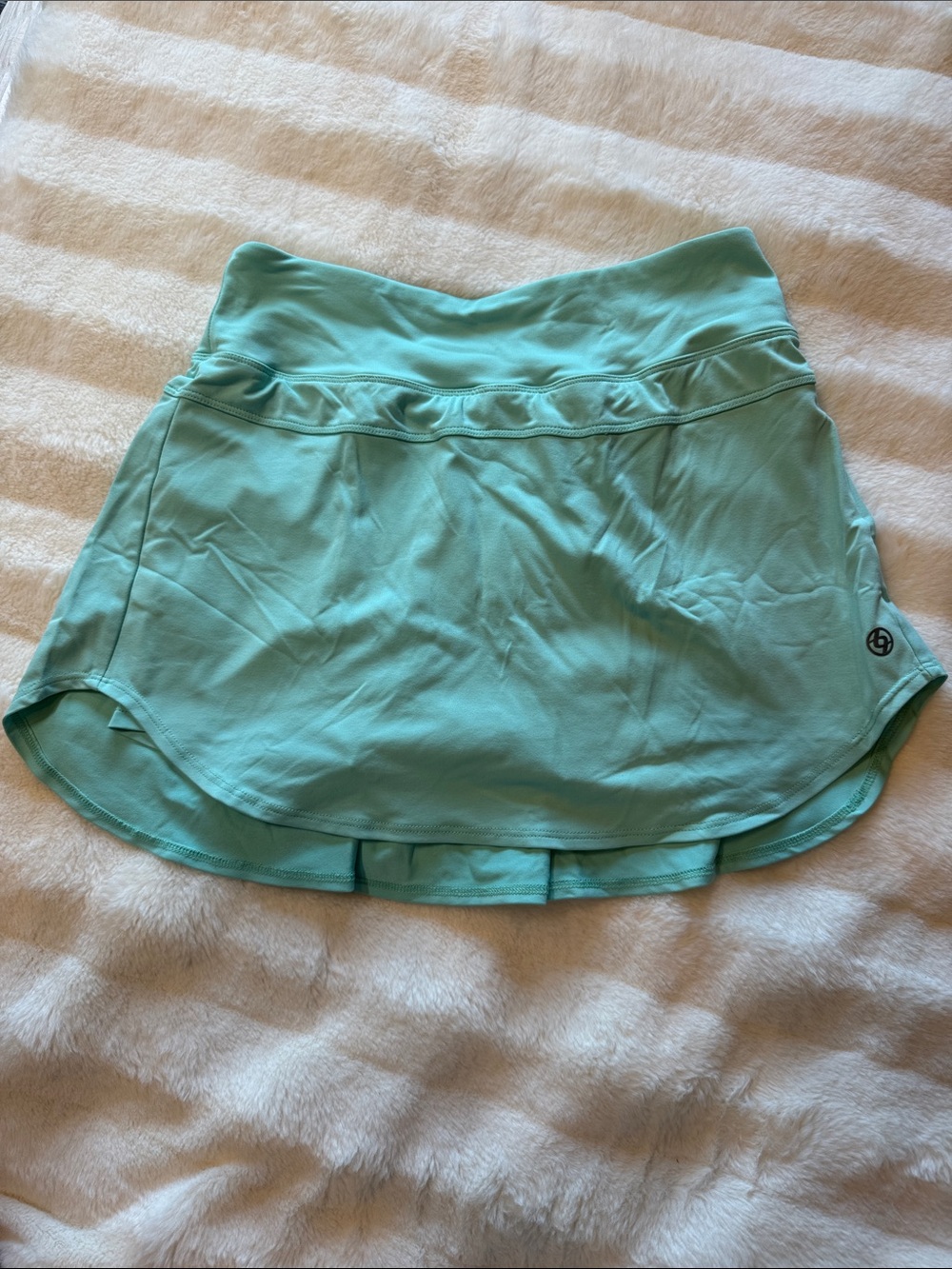 Lija Aqua Circle Skater Skirt